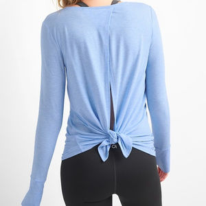 GapFit Blue Breath Tie-Back T-Shirt. Size XL